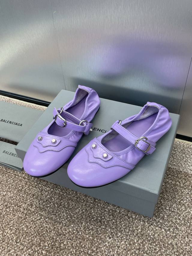 Factory P price P Balenciaga 2025 counter spring and summer new jelly color flat