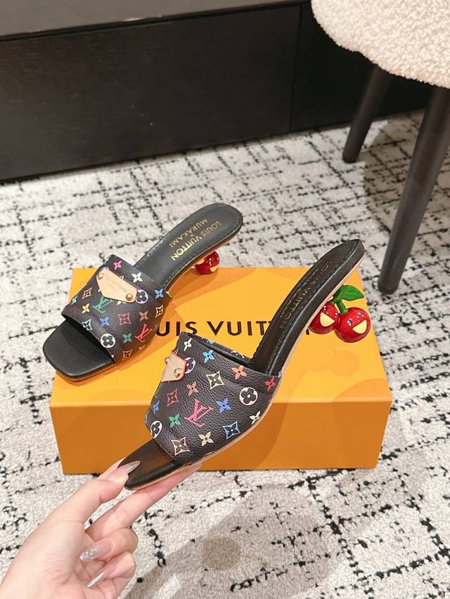 Top version Lv 25 Ss Louis Vuitton's latest exclusive private model cherry heel
