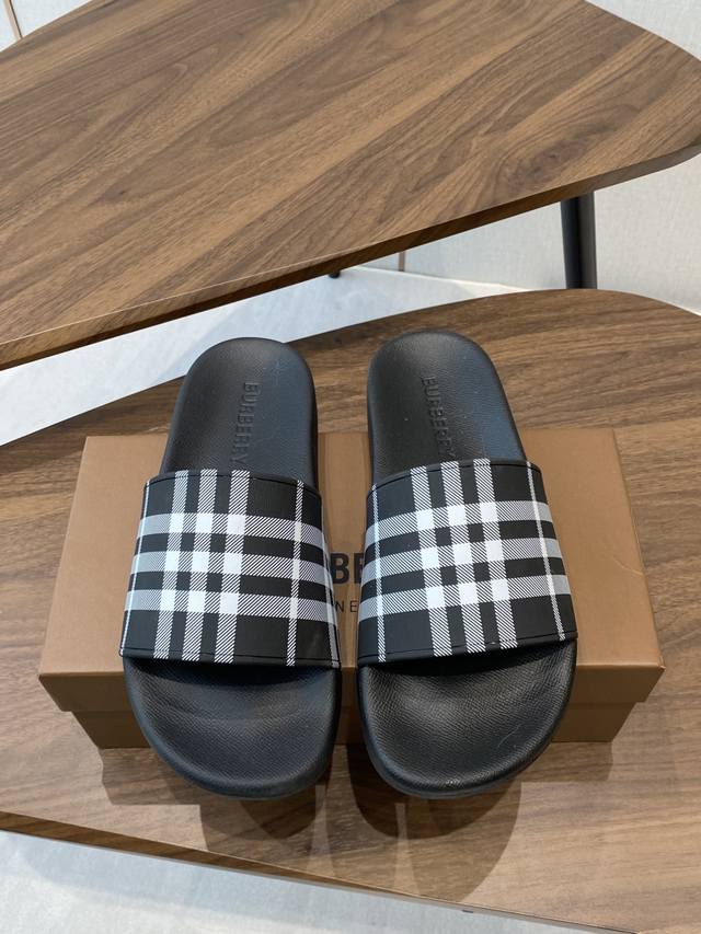 Burberry Burberry Slippers Pure Original Summer New Classic Plaid Slippers Vinta