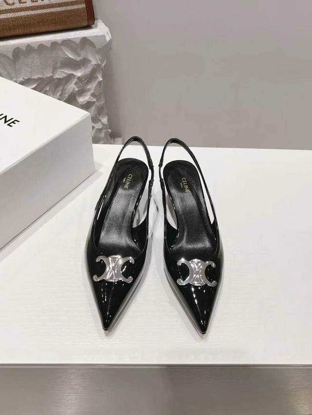 Celine 23 Winter Silver Arc de Triomphe Series! Celine's new silver pointed high