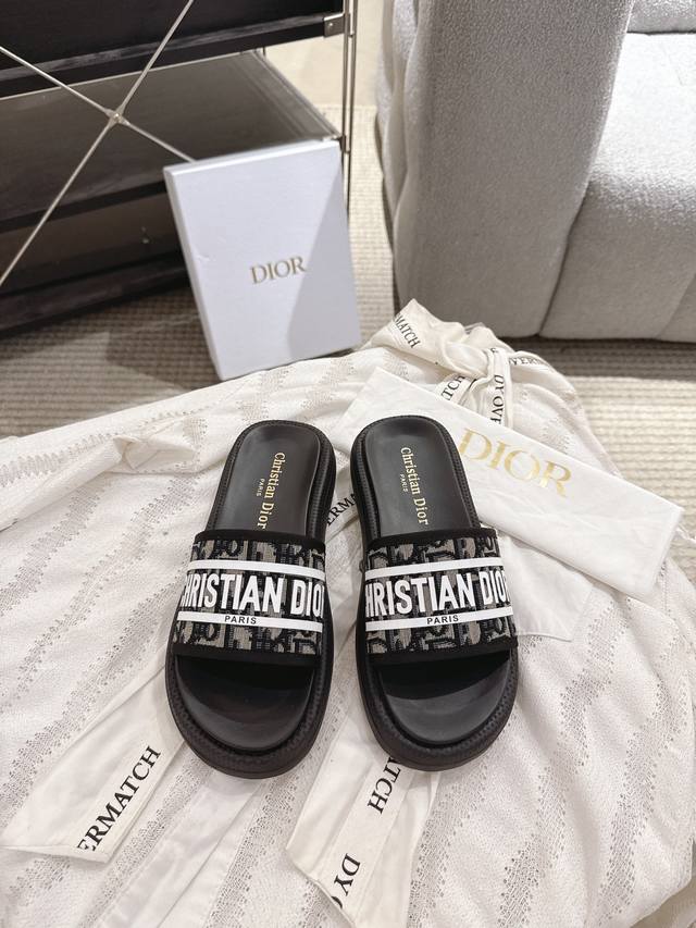 High version 25Ss Spring and summer new Dior 3D three-dimensional drop glue lett