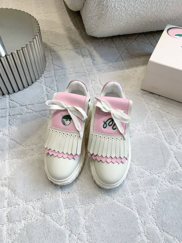 Factory Price P Jimmy Cho* co-branded Malbon new tassel casual shoes Golf co-bra