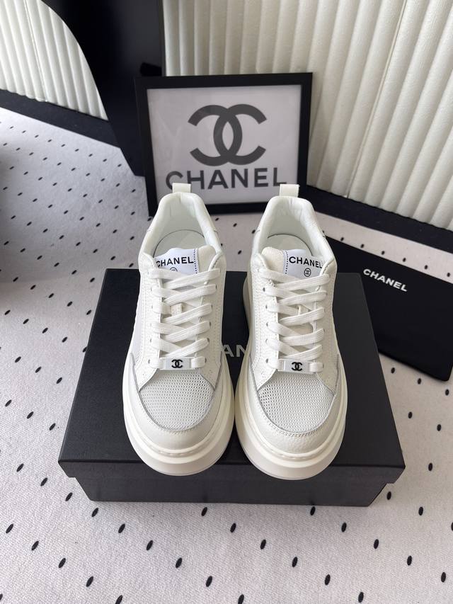 Chanel25K panda color matching casual shoes, the same style as internet celebrit