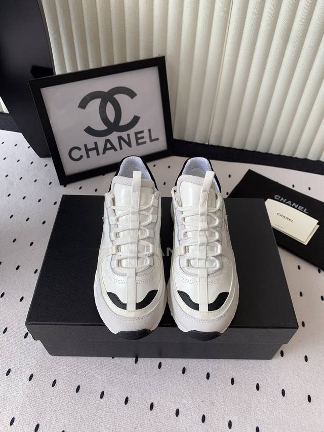 Chanel's new baseball shoes, top version, Chanel 2025A, brand new baseball shoes