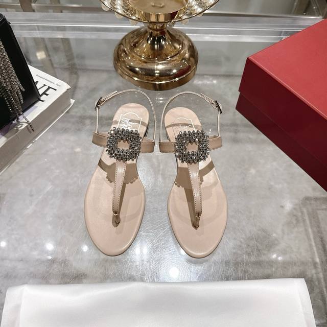 Factory Roger Vivier top purchasing version original replica! 25 latest flip flo