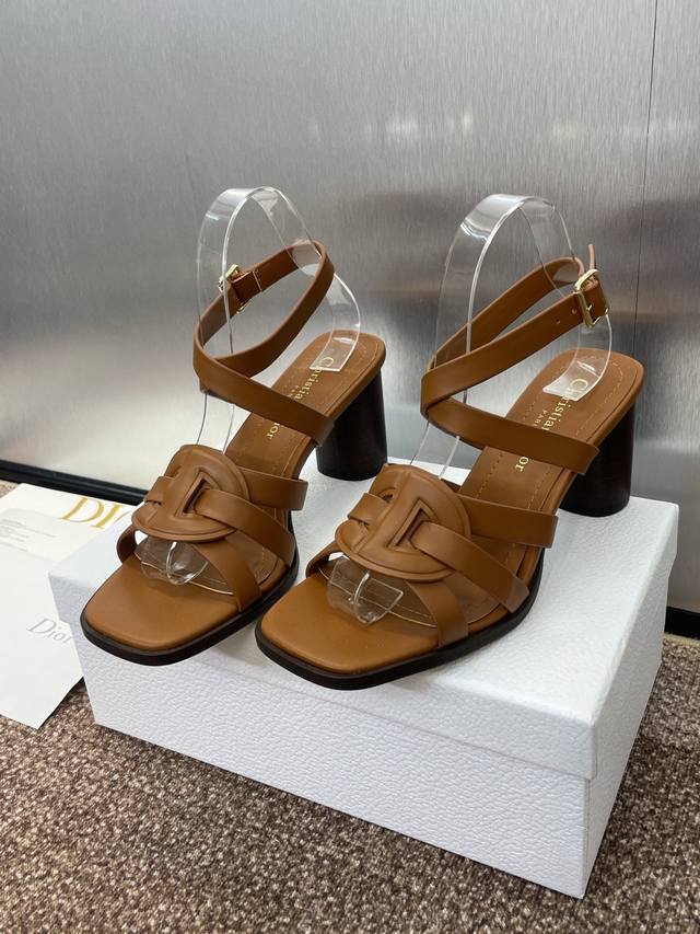 Factory P price P Dior 2025 Spring and Summer New D-Club Jelly Color Hollow Laye