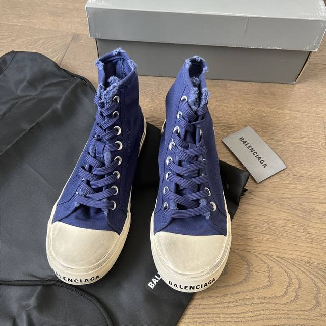 Top Balenciaga Paris 22 summer new product Paris worn and distressed effect casu