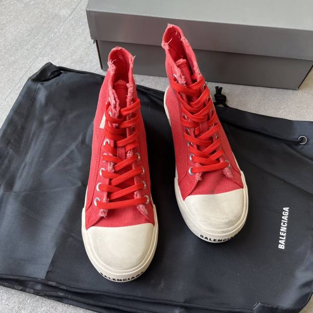 Top Balenciaga Paris 22 summer new product Paris worn and distressed effect casu