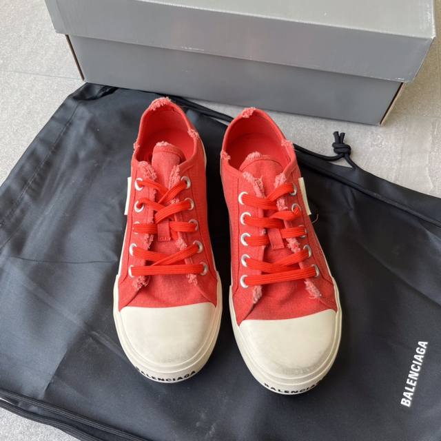 Top Balenciaga Paris 22 summer new product Paris worn and distressed effect casu