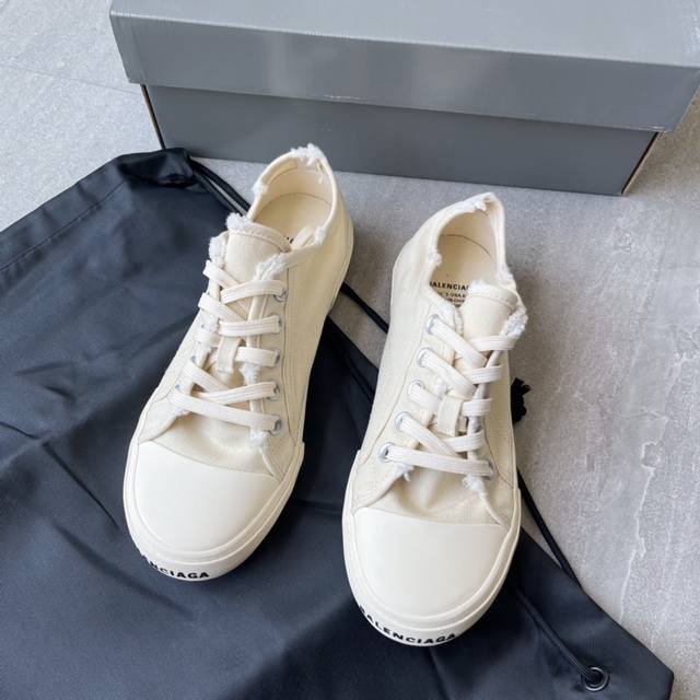 Top Balenciaga Paris 22 summer new product Paris worn and distressed casual beig