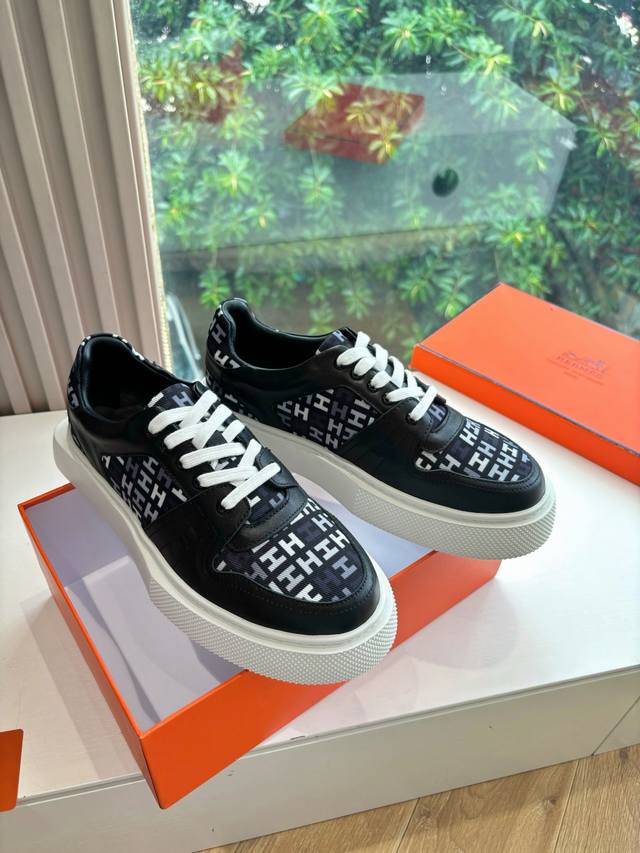 G228 Purchasing-level Hermes Bouncing men's sneakers, real shot. The most worthw