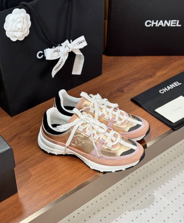 2025Sschane Early Spring Sneaker Series Little Panda Thick-soled Casual Shoes Sp