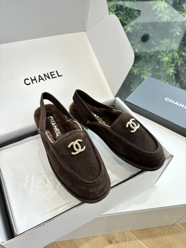 G391 WYSIWYG Shopping-level Chane*25S Chanel Early Autumn Mary Jane Furry Toe Si