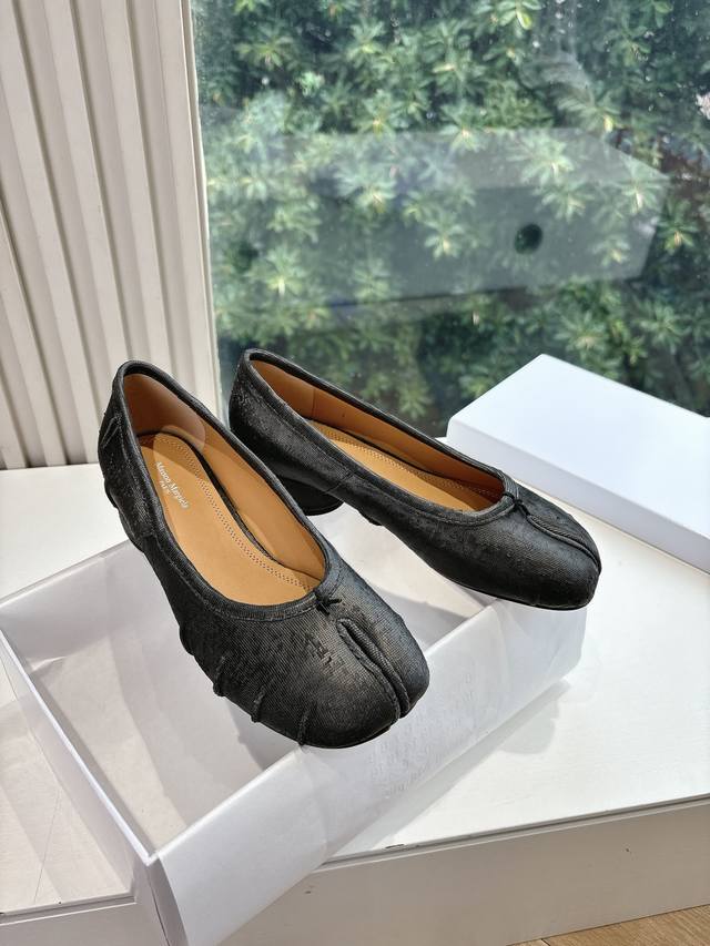 WYSIWYG G012 leather purchasing level #Margiela Ballet Mary Jane single shoes sp