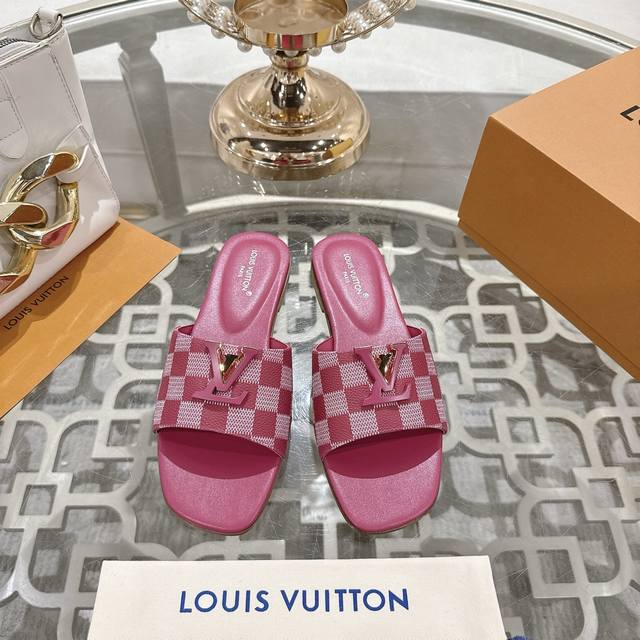 Lv Louis Vuitton 25 2025 Spring and Summer new top version The latest plaid embo