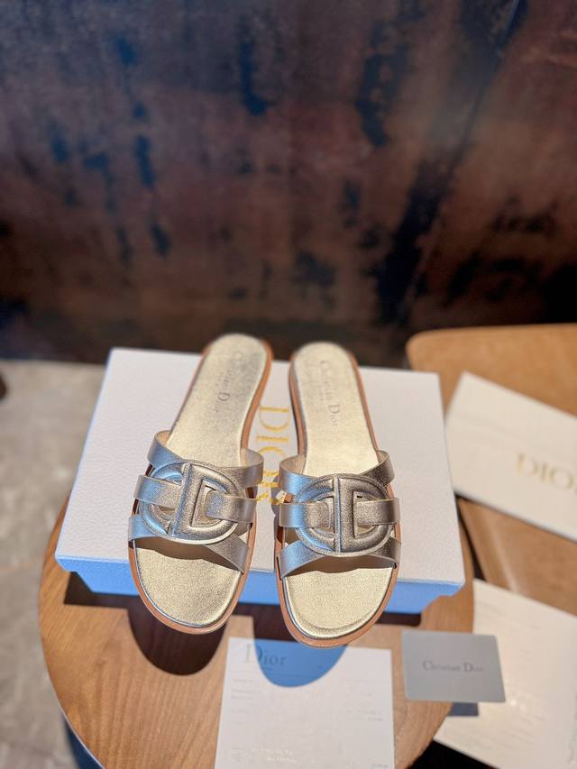Dior Chrono 25Ss high version new sandals. Simple and versatile. Perfect and lux