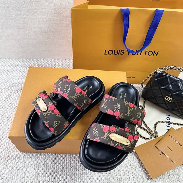 Purchase version L Donkey brand 25th summer new Pool Pillow down Velcro sandals