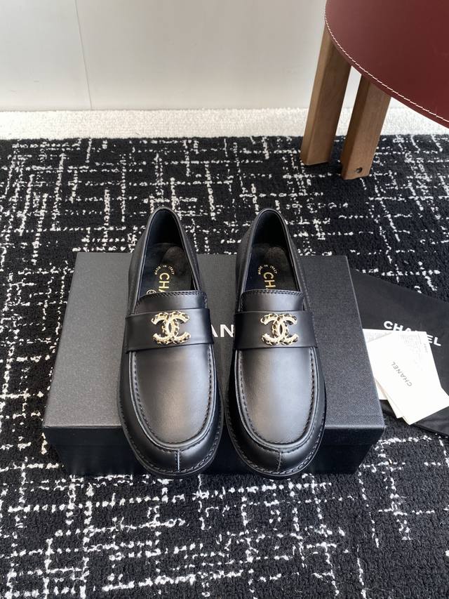 Purchasing-level Chanel 25Ss Chanel new style Chanel diamond buckle loafers, a m