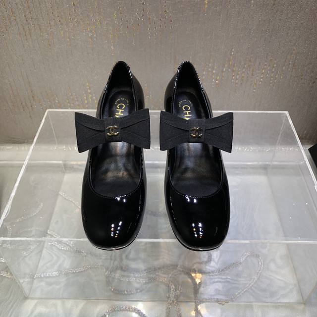 out~ Chanel24C new bow Mary Jane shoes can be salty or sweet, full of high-end f