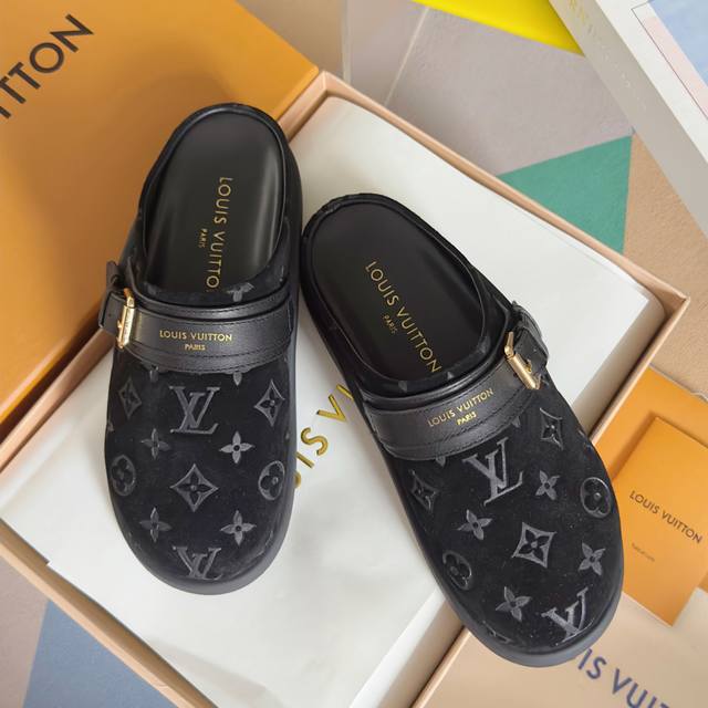 Top version: Women's Lv Louis Vuitton L's To-Go Comfort series of old flower Bir