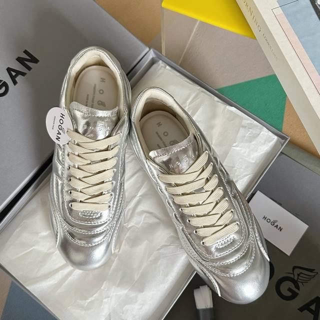 Top version: Women's and Men's 420 Hogan's latest Runner series H693 couple's re