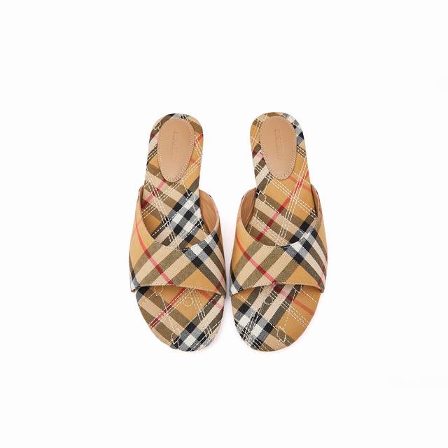 18612һ63 Burberry new flat slippers, size 35-43, 44.45, custom made, non-refunda