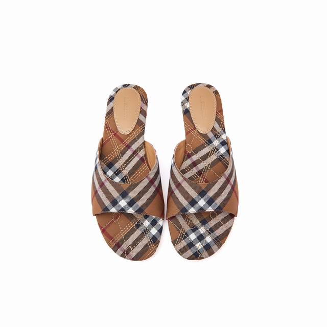 18612һ63 Burberry new flat slippers, size 35-43, 44.45, custom made, non-refunda