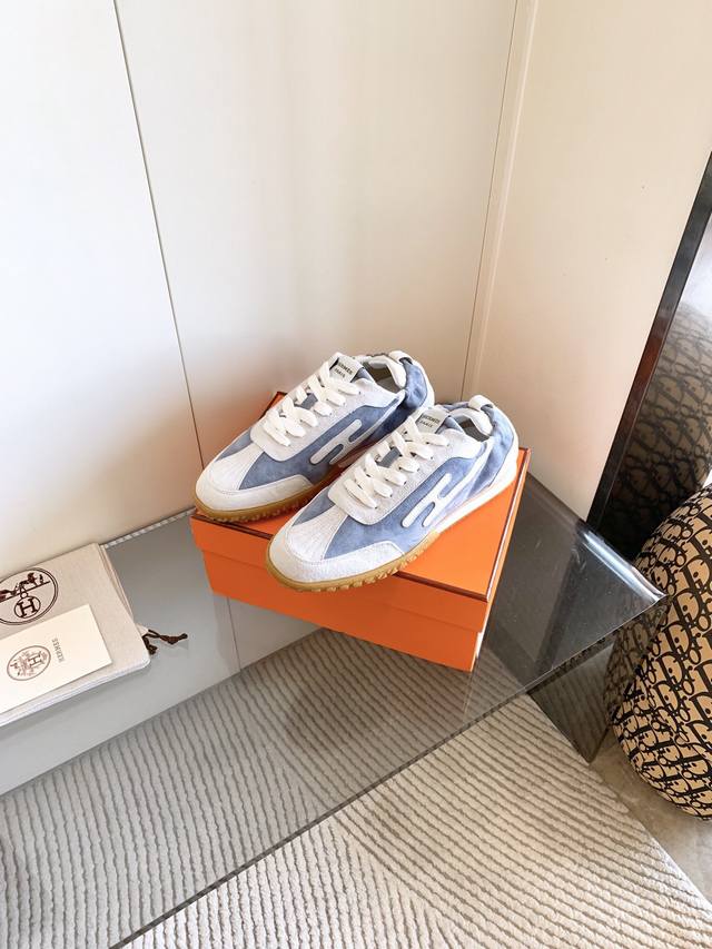 Factory price P, # Hermes new couple's ford training shoes white shoes perforate