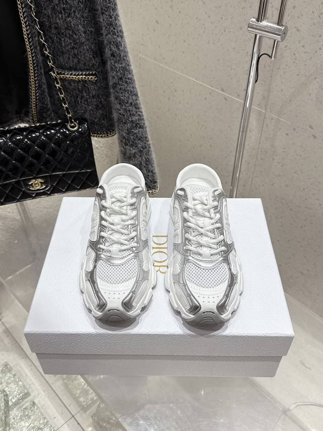 Top version couple style 2025 Dior new casual dad shoes half-slip style is reall