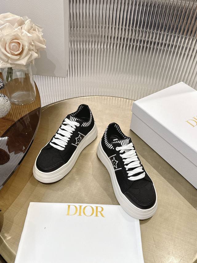 Factory top version Thin sole, thick sole The Dior 25 Spring/Summer Star sneaker