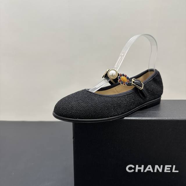 Chanel Chanel Chanel style 2025 Chanel Mary Jane flat shoes, a must-have for Cha