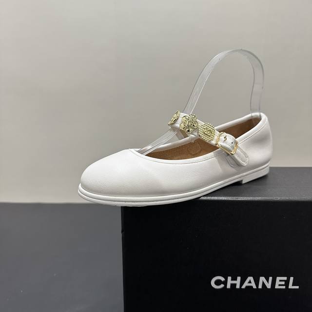 Chanel Chanel Chanel style 2025 Chanel Mary Jane flat shoes, a must-have for Cha