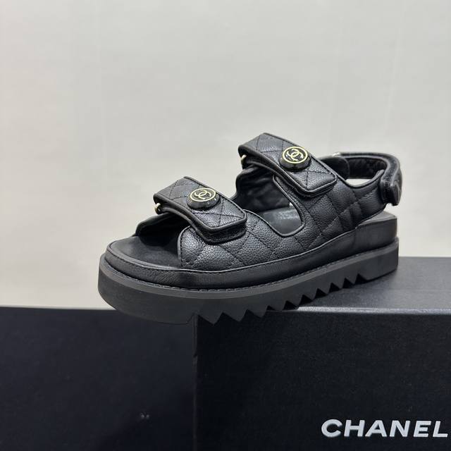 2025 Spring and Summer latest fabric counter main push Velcro beach sandals new