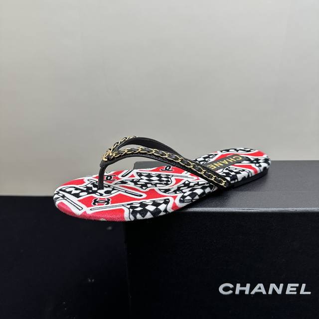 2025Ss new Chanel Chanel flip-flops, Chanel flip-flops, the perfect combination