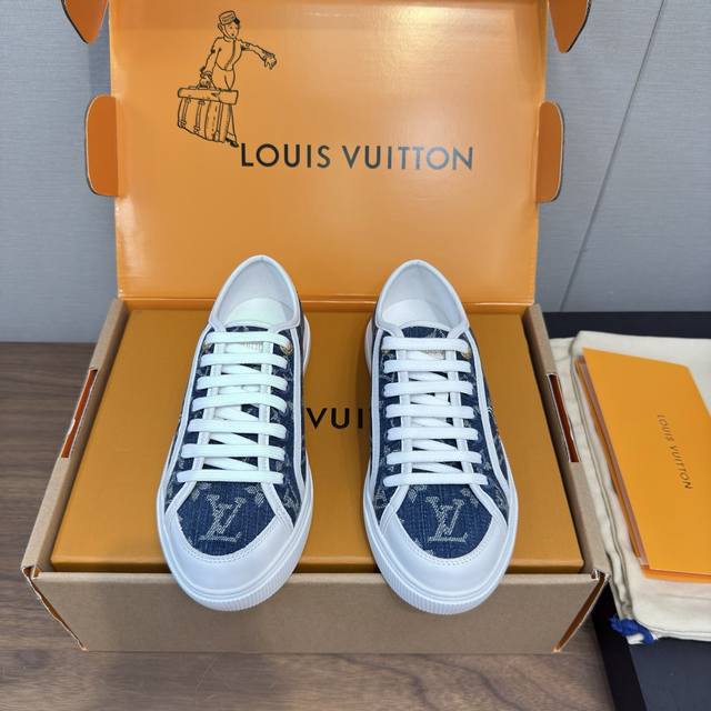 Lv Louis Vuitton 2025 Spring and Summer new top version The latest canvas shoes