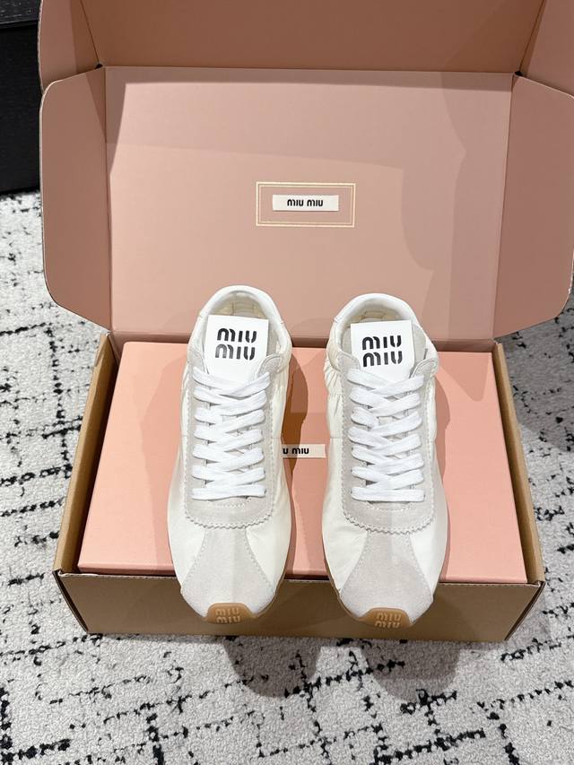Top version Miumiu 25 Spring latest casual German training shoes Walking without