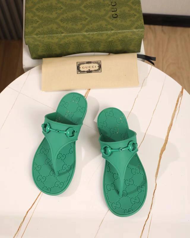 with shiny soles Gucci G's 24Ss summer hit sandals and flip-flops, a must-have s