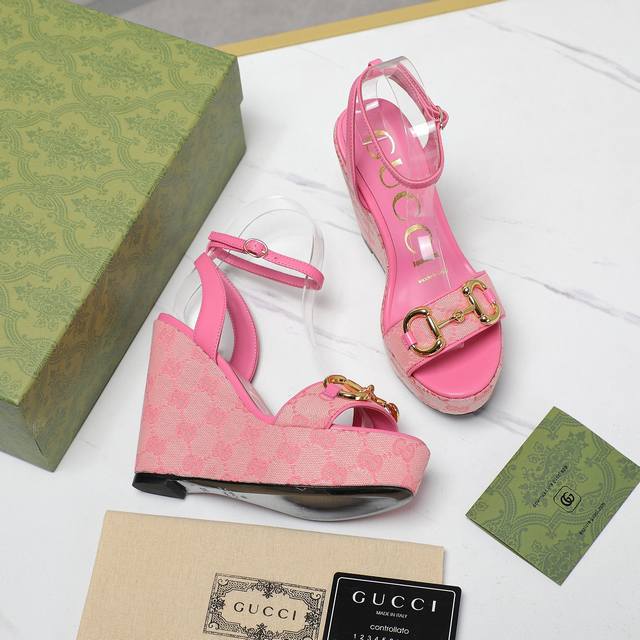 The highest version Gucci spring new waterproof platform high heel walking shoes