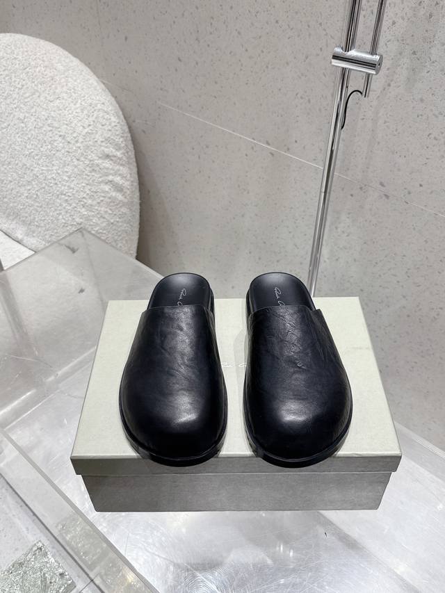 Factory Rick Owens 2025Ss Couple Birkenstock Slippers Closed Toe Mule Sandals Ma
