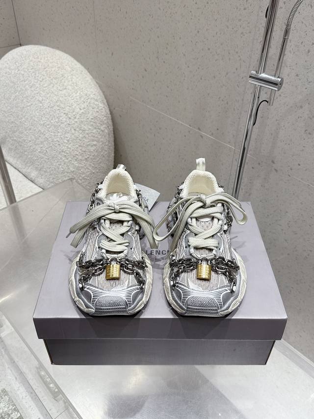 Top version 3Xl Sneaker series couple chain daddy shoes sports shoes Original pu