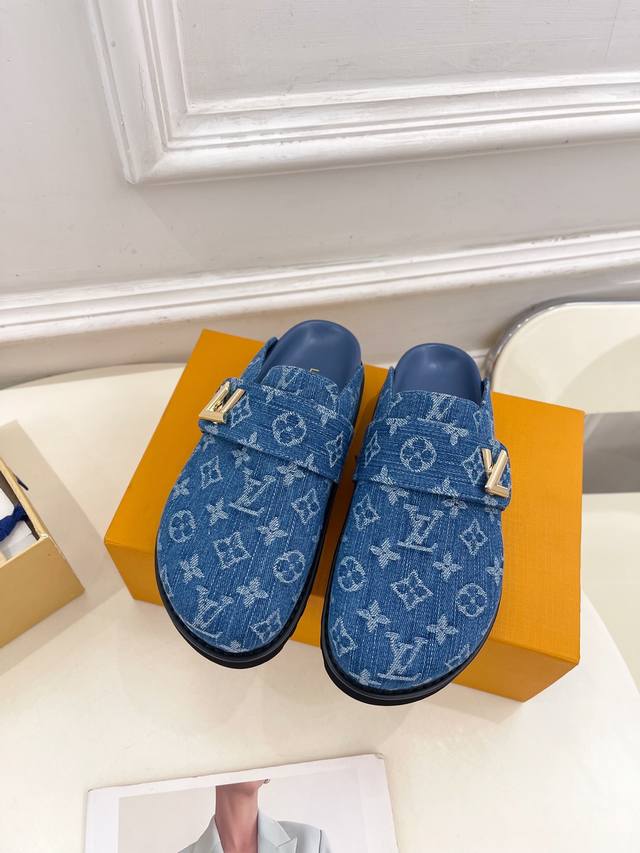 Orange factory price P Lv half-slip Louis Vuitton counter main latest Cosy Comfo