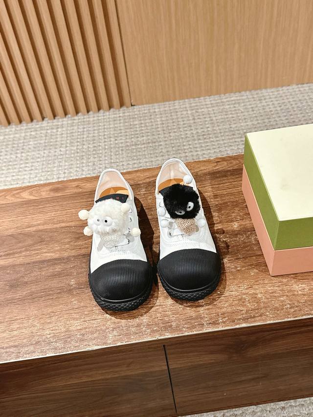 No fasteners-20 Mani's new spring and summer biscuit shoes. The cotton upper is