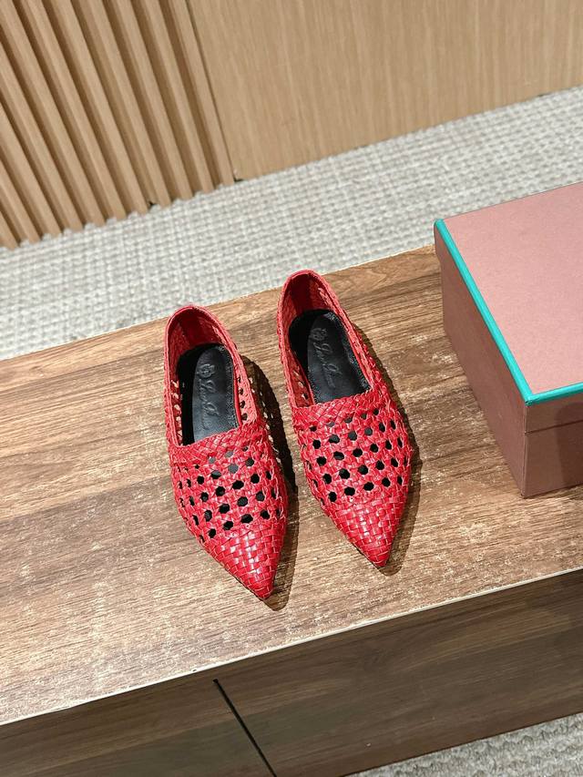 Made in Dongguan #LoyouPianya new spring and summer cowhide hand-woven hollow lo