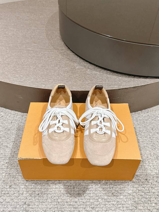 Top version: Lv Louis Vuitton L's latest Sneakerina series couples' ballet sneak