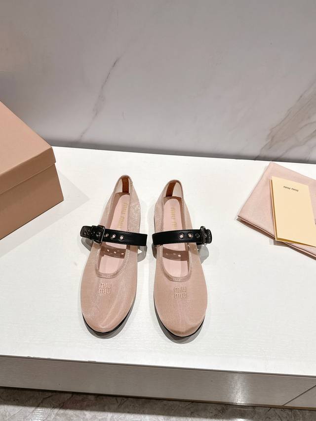 Factory, high quality factory! Top quality Miumiu Miu Miu 25 new summer Mary Jan