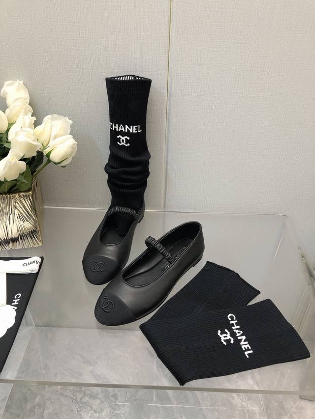 Chanel 223 Mary Jane single shoes macaron series socks 25 Spring and summer new