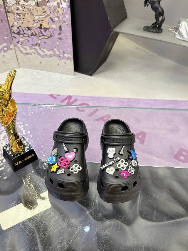factory P price P: High version with pendant Crocs cloud series Help factory P c