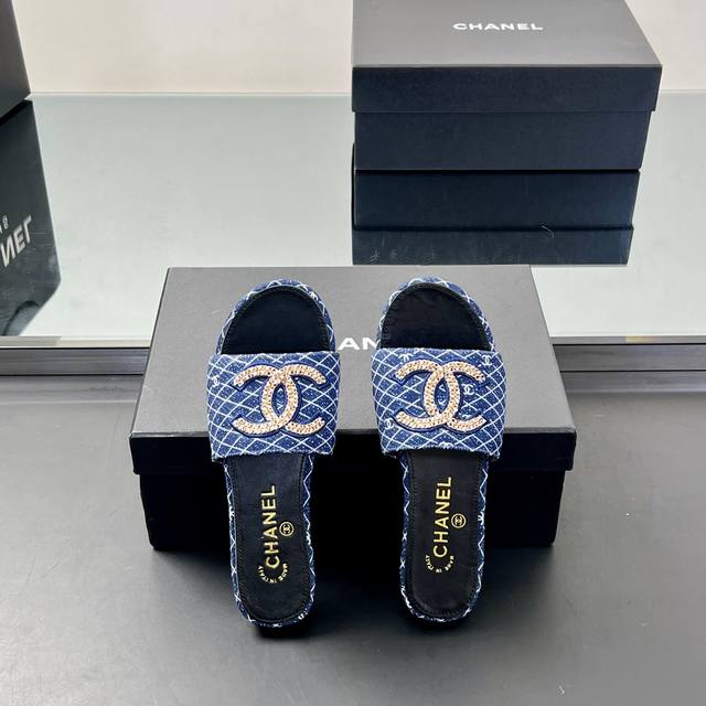 Factory price High quality! 25Fw Spring and Summer new Chanel chain embroidered