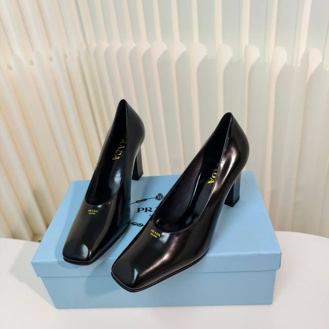 Original development purchasing-level single shoes Prada Prada 25Ss spring and s