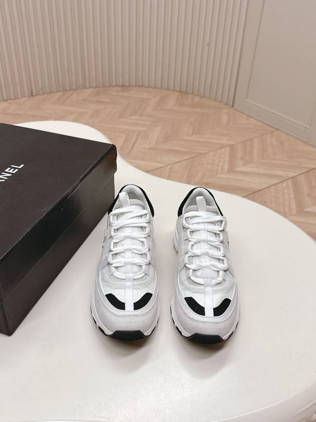 Factory, Chanel 25A latest thick-soled casual sports shoes counter synchronizati